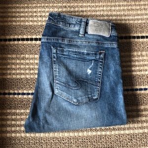 Silver Jeans Ankle Skinny. 14x27